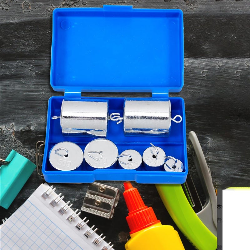 OSOLADY Metal Slotted Weight Set with Hangers Pattern Weights for Physics Teaching and Laboratory Experiments - Image 4
